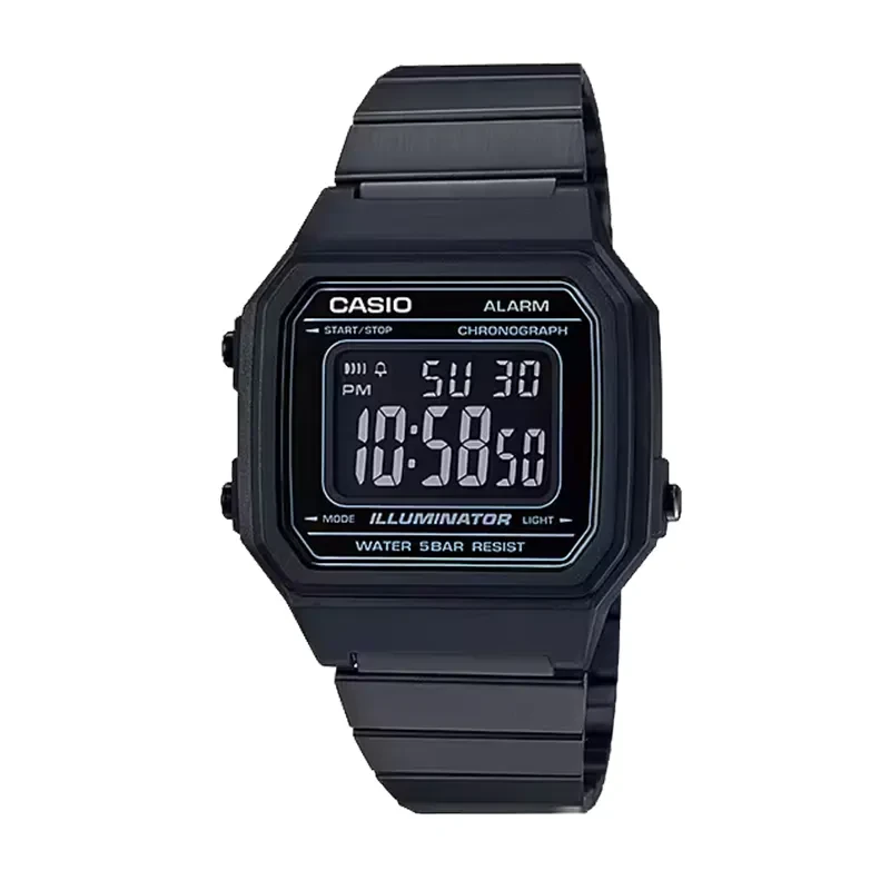 Casio Vintage Black Digital Men's Watch- B650WB-1BDF